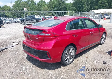 2019 Hyundai Ioniq Hybrid Limited из США, поврежденный, VIN KMHC85LCXKU120484